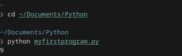 Running Python on Mac/Linux