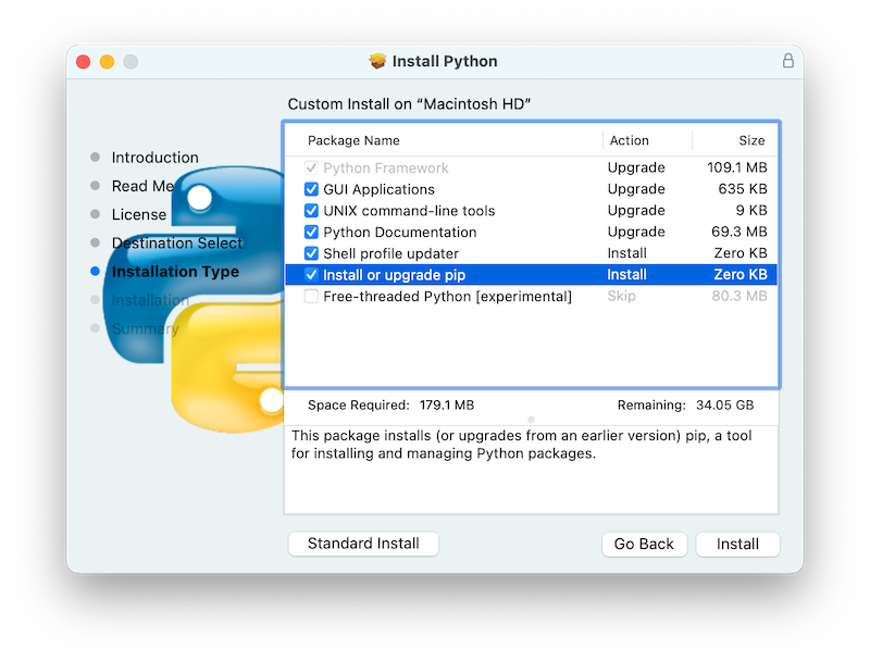 Downloading Python on Mac