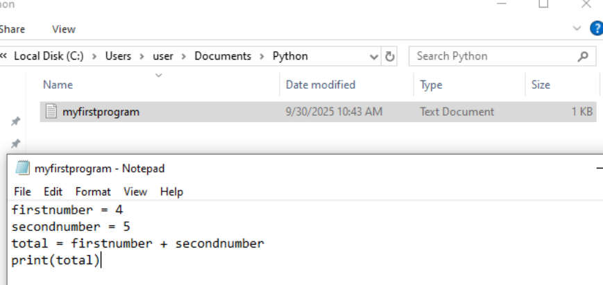 Running Python on Windows