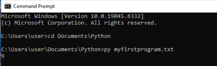 Running Python on Windows